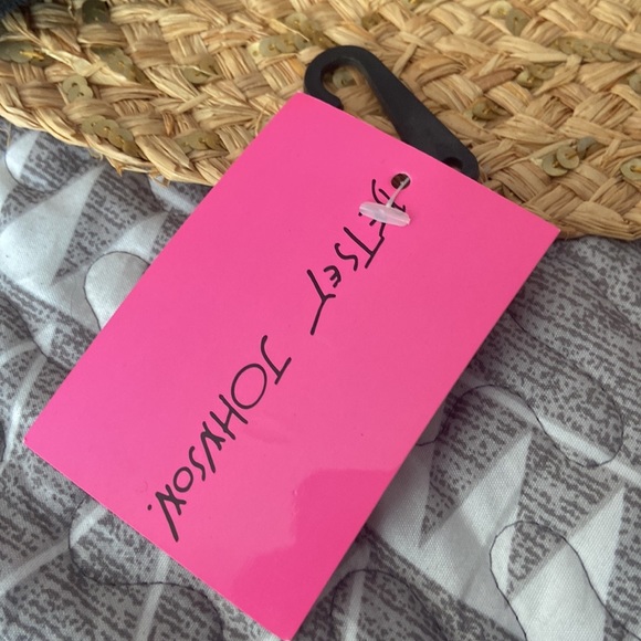 Betsey Johnson Beach Hat with Black Ribbon Trim - Picture 6 of 6